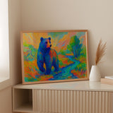 Chromatic Bear by the Riverbend