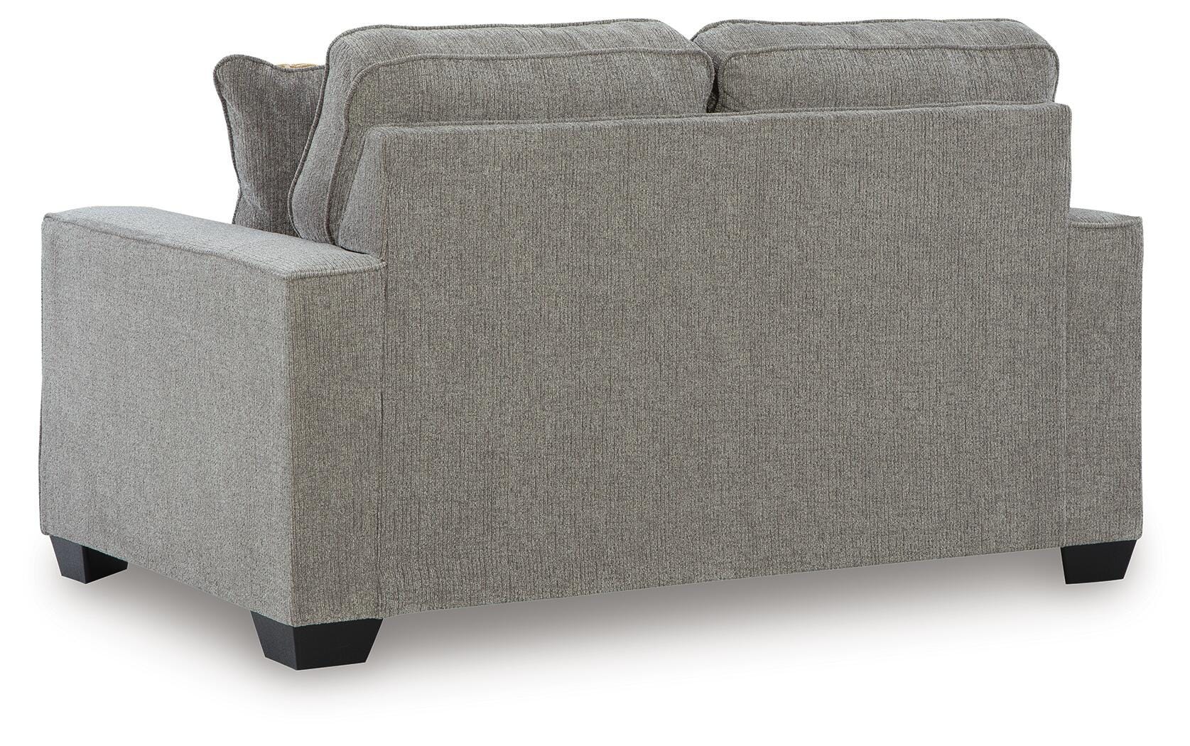Larimer Iron Queen Sofa Sleeper and Loveseat (Online Special Price)