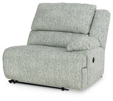 McClelland Gray 3-Piece Reclining Sectional with LAF Chaise - Ornate Home