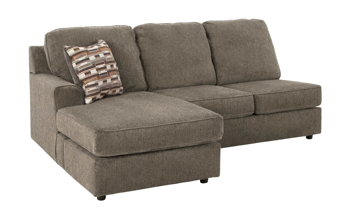 (Online Special Price) O'Phannon Putty 2pc RAF Corner Chaise Sectional Sofa - Ornate Home