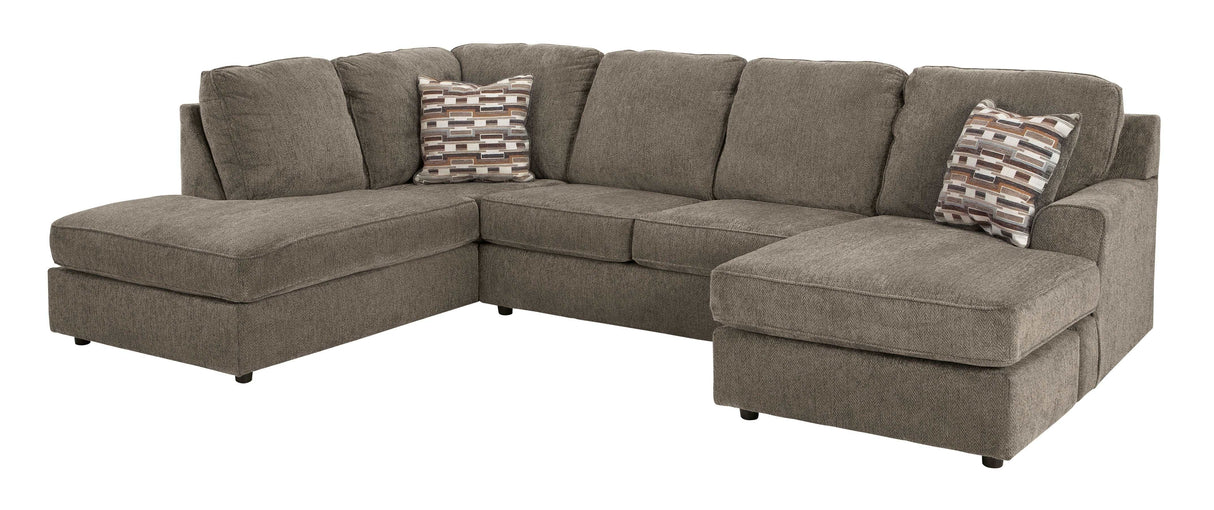 (Online Special Price) O'Phannon Putty 2pc LAF Corner Chaise Sectional Sofa - Ornate Home