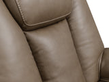Sundance Chocolate Fabric & Leatherette Triple Power Reclining Chair