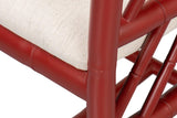 Brighton Bamboo Red Side Chair (Set of 2)