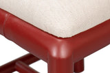 Brighton Bamboo Red Side Chair (Set of 2)