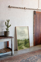 Morning Trust Psalm 143:8 Landscape Print