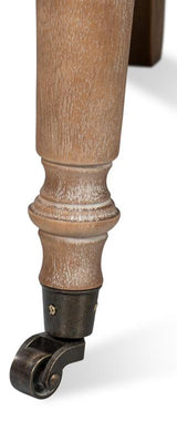 Welsh Brown Leather & Jute Chair