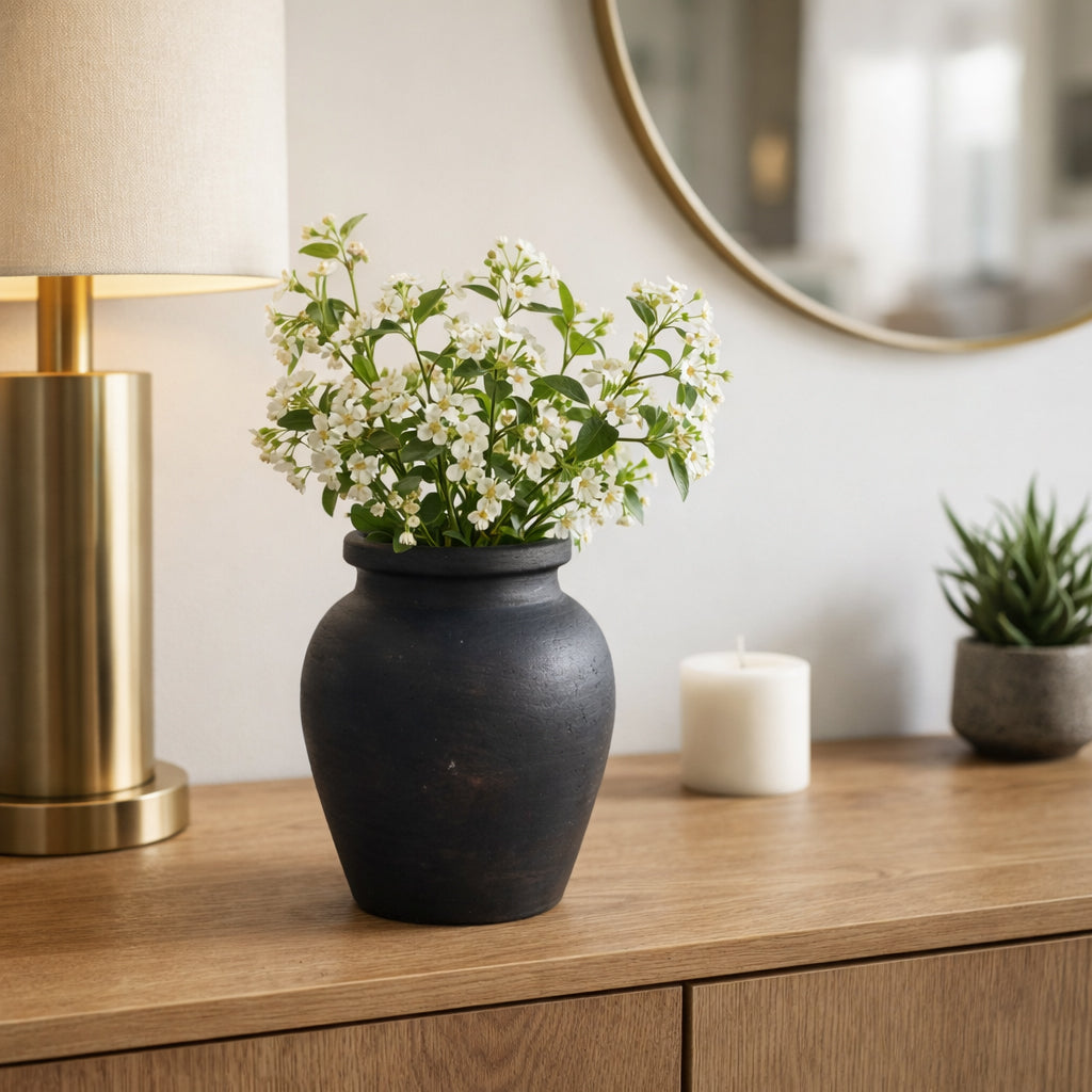 Hawleyworth Black Bud Vase