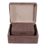 Evertonport Dark Brown/Gold Rounded Corner Boxes (Set of 2)