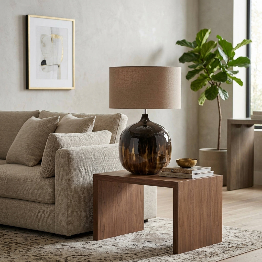 Juneridge Brown/Multicolor Metal Base Table Lamp - 51533-04