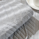 Quilted Geometric Cotton Sofa Cover, Non-Slip & Thick Padded Furniture Covers