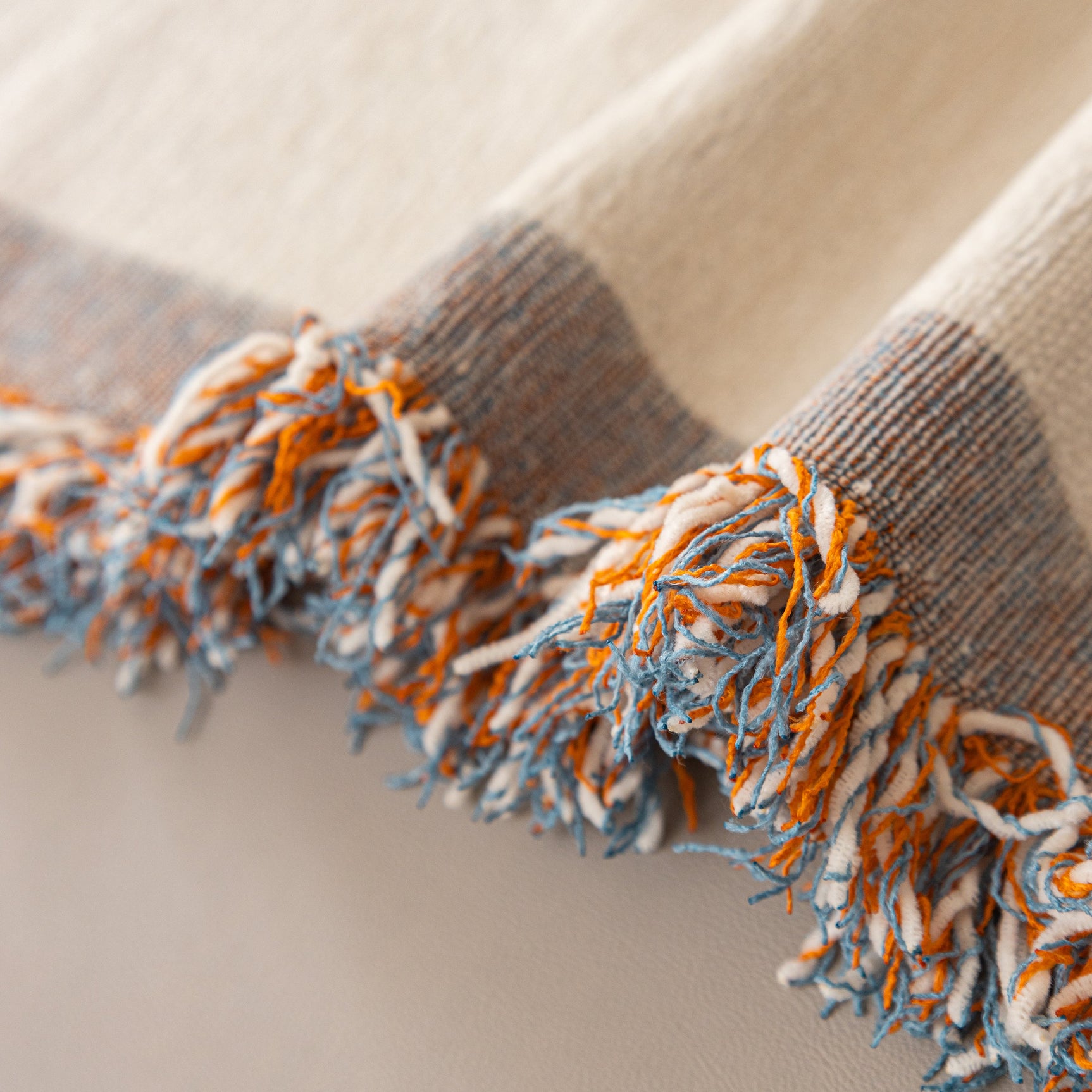 Geometric Chenille Sofa Throw Cover, Breathable Couch Protector with Tassel Fringe