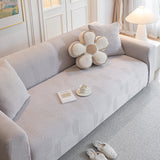 Modern Slipcovers Geometric Textured Stretchable Sofa Cover for Couch with Chaise
