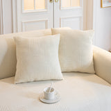 Modern Slipcovers Geometric Textured Stretchable Sofa Cover for Couch with Chaise