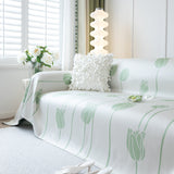 Cozy Cooling Tulip Sofa Throw Covers, Decorative & Breathable Couch Cover, Elegant Couch Protector