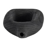 Independence Black Wood Cut-Out Vase - 17376-02EC