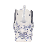 Edgarwell Blue/White Trunk Up Chinoiserie Elephant