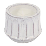 Renoville White Magnolia and Lily Fluted Candle