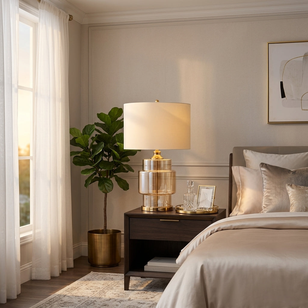Kellerrose Gold Lamp