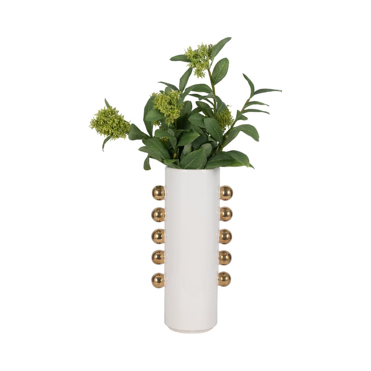 Garsonham White/Gold Vase
