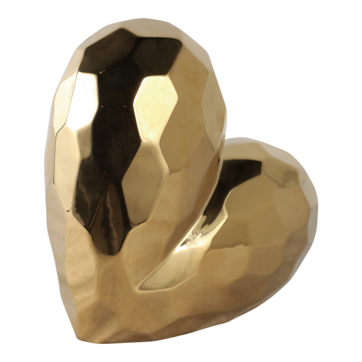 Sylvanburn Gold Ceramic Heart Large Decor