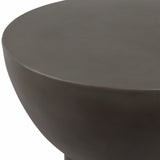 Upland Dark Gray Concrete Contemporary End Table