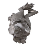 Cantil Silver Hugging Frogs Figurine