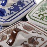 Hendonrun White/Blue/Brown Jars (Set of 3)