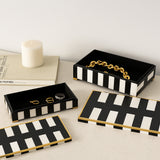 Skyerun Black/White/Gold Boxes (Set of 2)