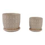 Leonaham Ivory Planters (Set of 2)
