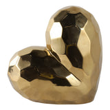 Sylvanburn Gold Ceramic Heart Large Decor