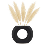 Calville Black Ceramic Donut Vase