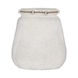 Gerber White Ecomix Vase with Jute Detail
