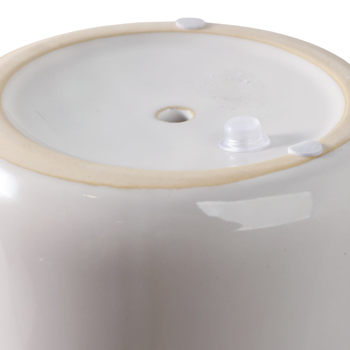 Crosbygrove Ivory Floral Applique Planter