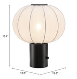 Wisteria White Table Lamp