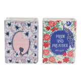Aptos Multicolor Jane Austen Novels Book Vases (Set of 2)