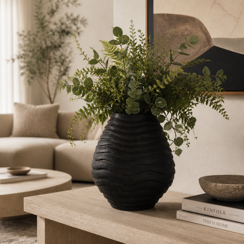 Havenoak Black Small Vase