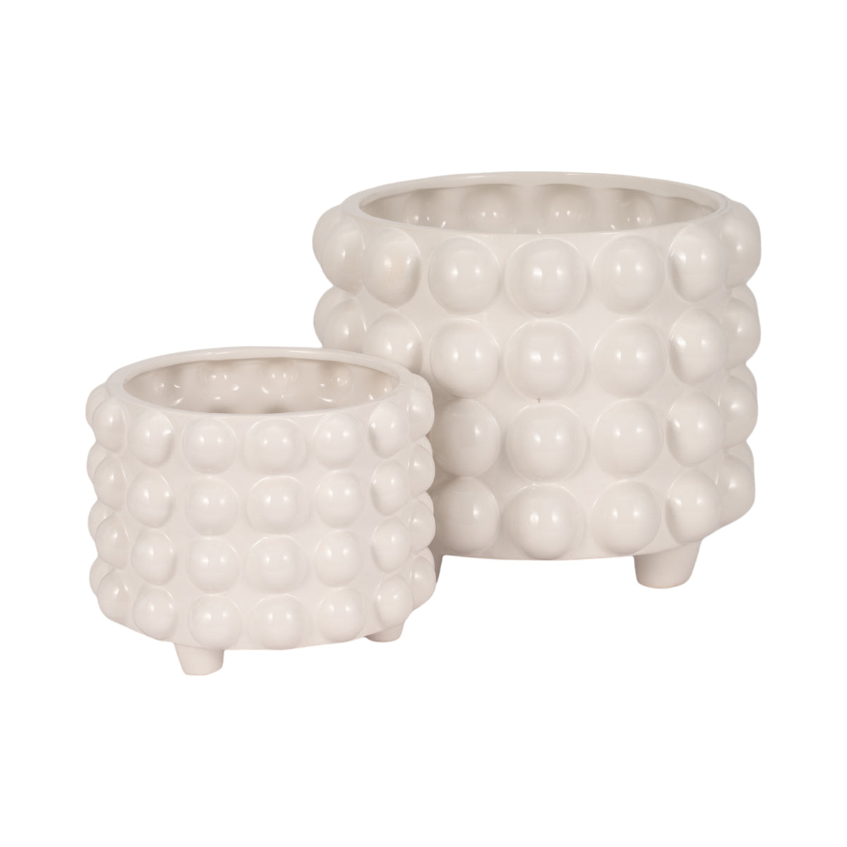 Kirbyham White Planters (Set of 2)