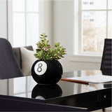 Visalia Black/White 8-Ball Pencil Cup