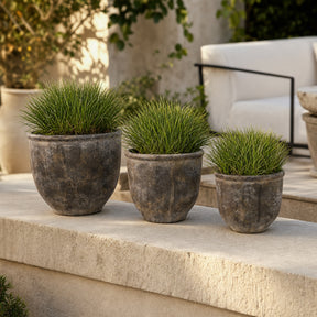 Hayfordway Brown Planters (Set of 3)