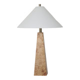 Buntingville Tan Wood Table Lamp