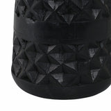 Del Cerro Black Wood Stained Vase