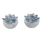 Bairdcross Clear/Blue Boxes (Set of 2)