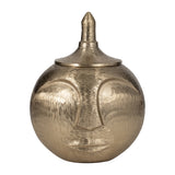 Sunland Champagne Metal Face Jar