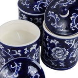 Parkfield Blue/White Ceramic Chinoiserie Scntd Candle
