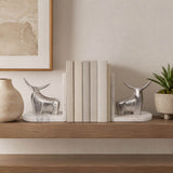 Almacrest White/Silver Bookends (Set of 2)