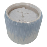 Honeydew Blue/White Vanilla Drip Finish Candle