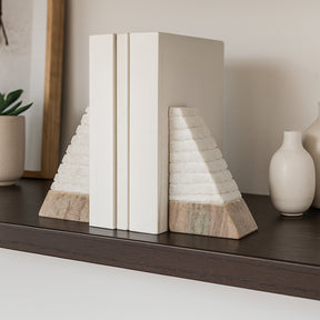 Parkworth White Bookends (Set of 2)