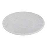 Panoche White Swirl Ridge Marble Bowl