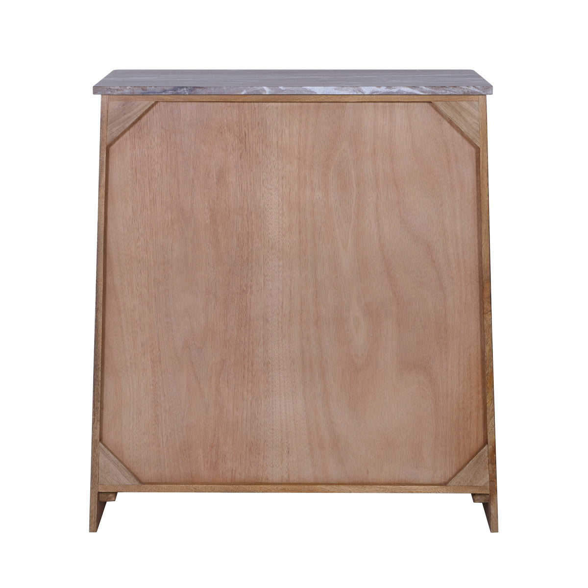 Oak Park Gray/Brown Slanted 2-Door Cabinet