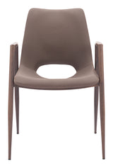 Desi Brown & Walnut Dining Chair (Set of 2)